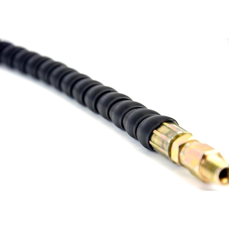 Plastic spiral hydraulic hose wrap protector