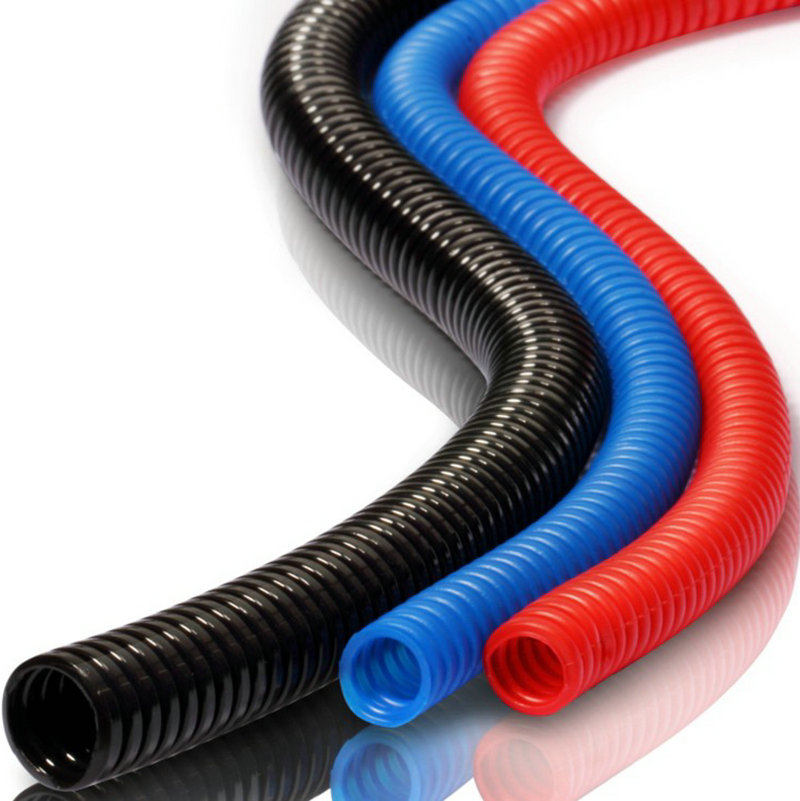 Polyethylene nonsplit corrugated wire loom tubing