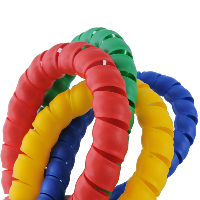 Plastic spiral hydraulic hose wrap protector