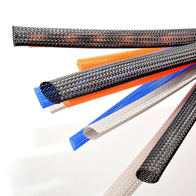 PET Colored Expandable Braided Sleeving