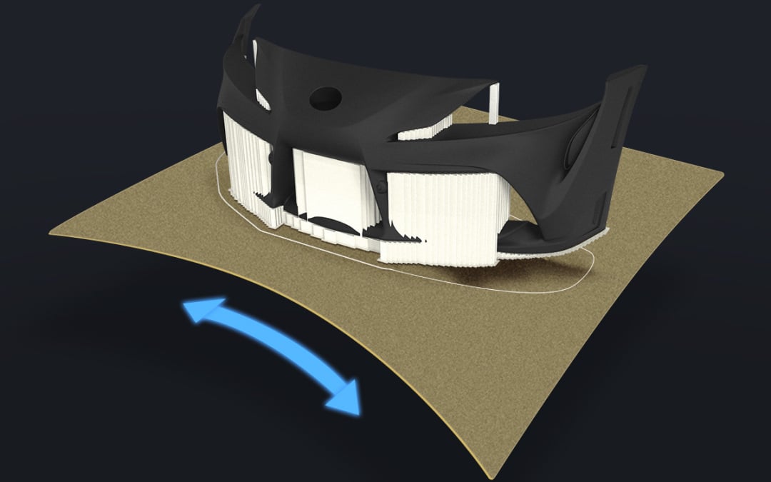 Flexible PEI build surface on the MINGDA MD-1000D