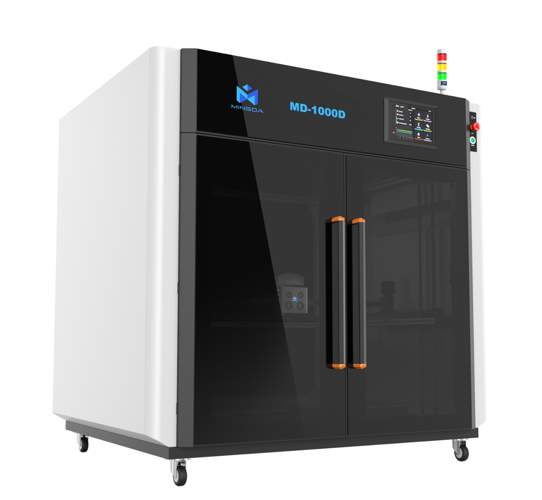 MINGDA MD-1000D enclosed industrial dual-extrusion 3D printer