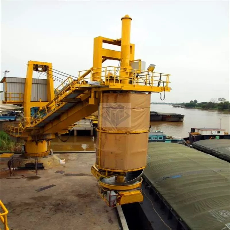 Ship loading system for loading bagged goods
