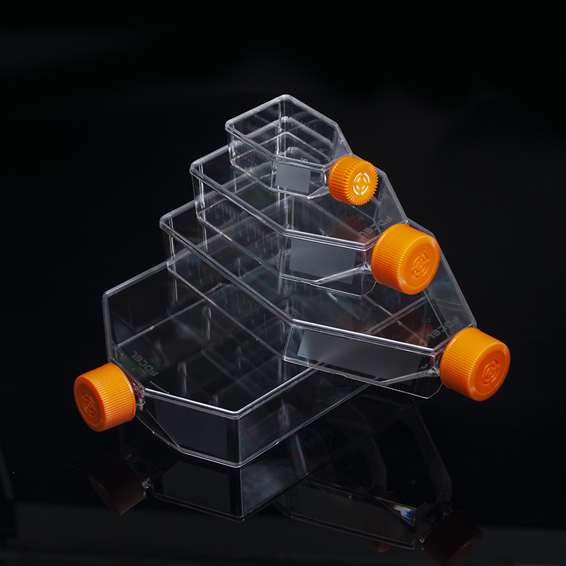 T25, T75, T175, T225 Cell tissue culture flask, Sealed/Vented cap, TC treated, Sterile