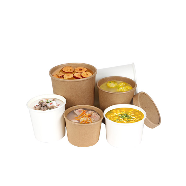 Bol de sopa de papel