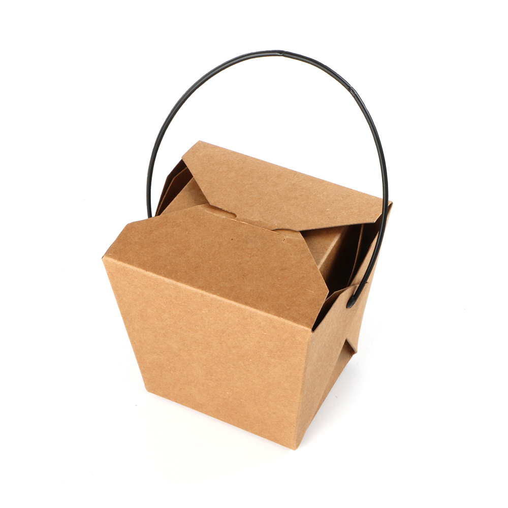 Food Paper Box With Handle