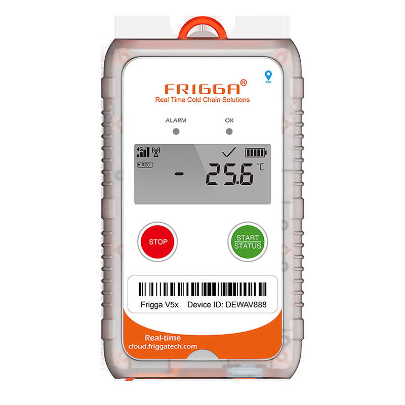 Frigga V5 B enregistreur température temps réel 4g usb
