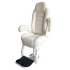 White Captain Seat