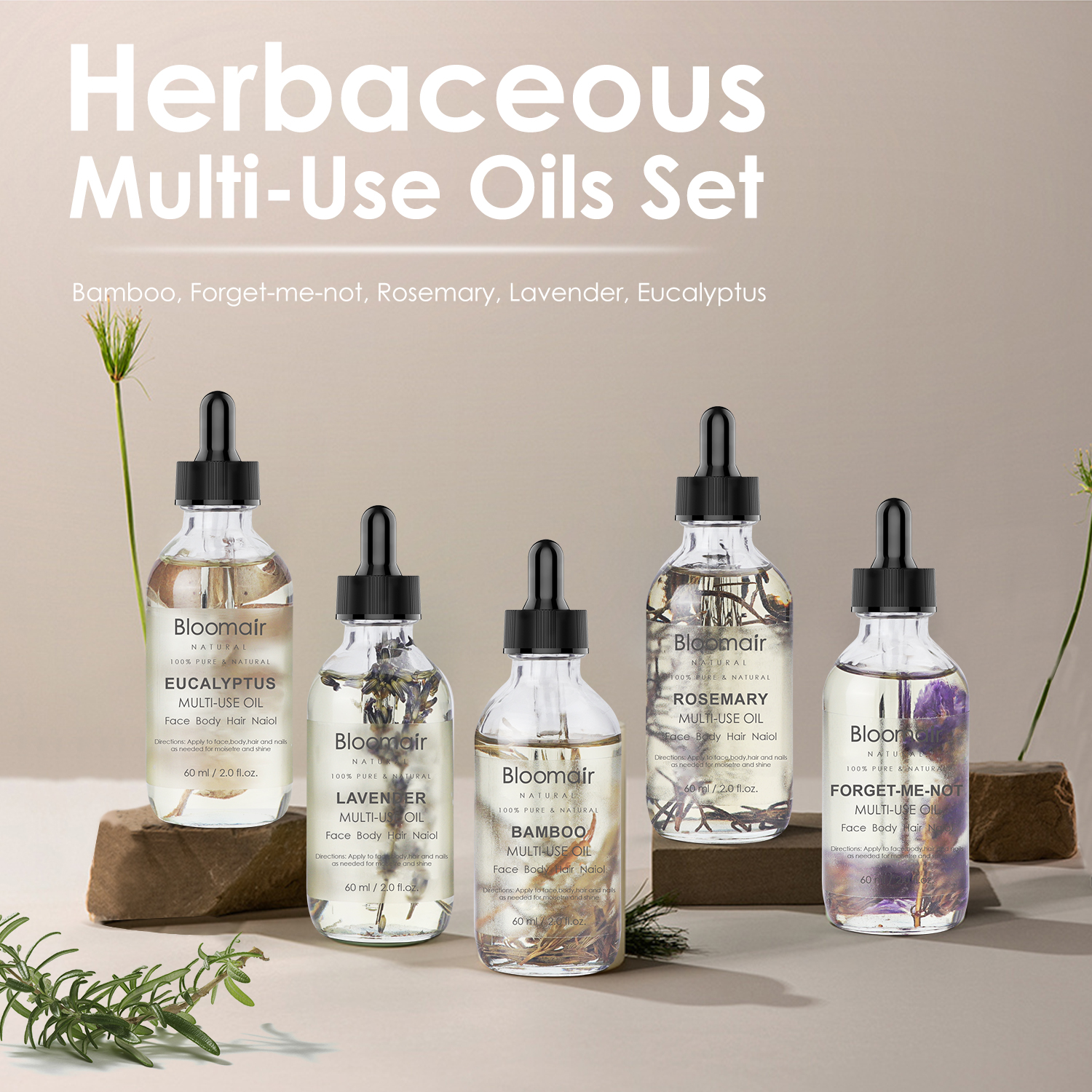 Herbaceous MultiUse Oils Set company Bloomair