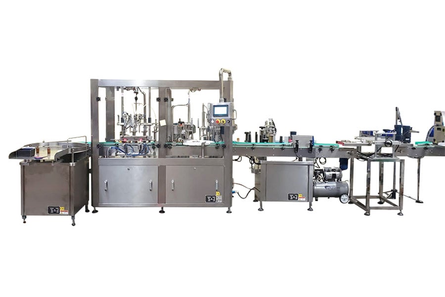 Price For Liquid bottle monoblock filling capping machine