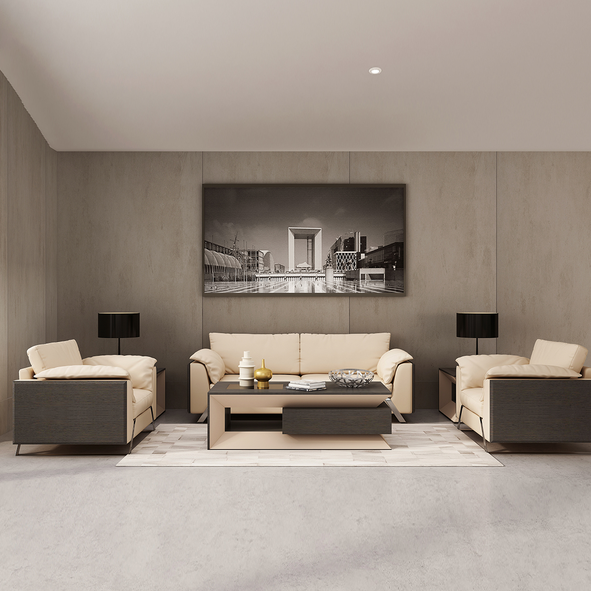 Leather/Faux Leather Sofa manufacturer, OEM, wholesale Zhongshan