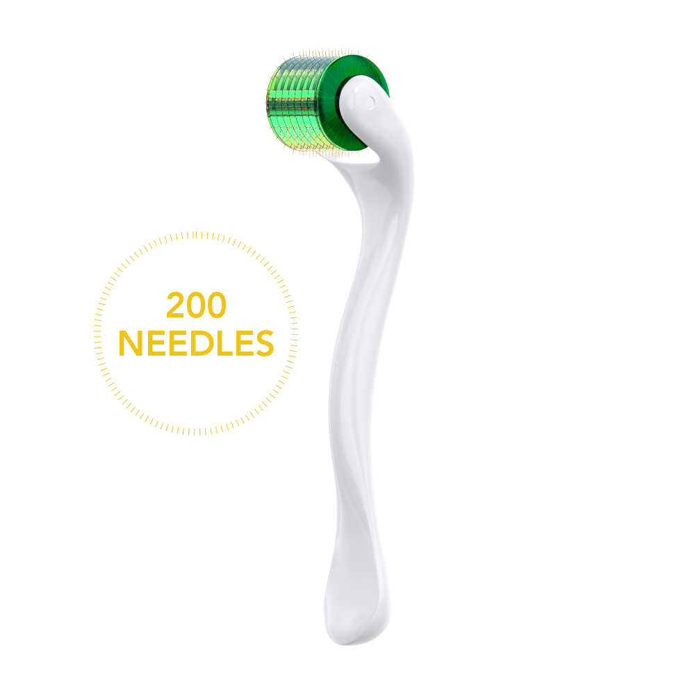 Échantillon gratuit de rouleau derma à aiguilles individuelles en titane de 0,5 mm pour la thérapie par microneedling pour les cicatrices