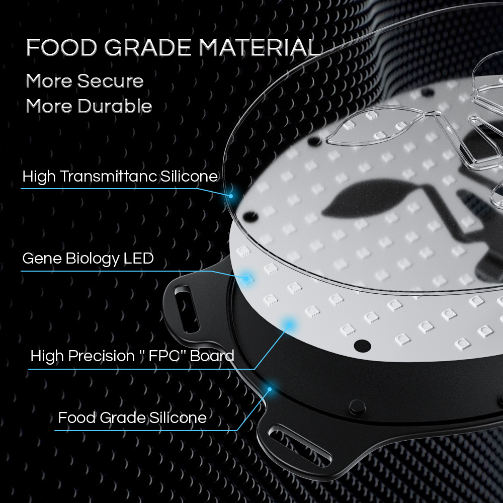Mặt nạ Trị liệu Ánh sáng Mặt LED Sinh học Gen Uốn cong Silicon Có thể Sạc lại