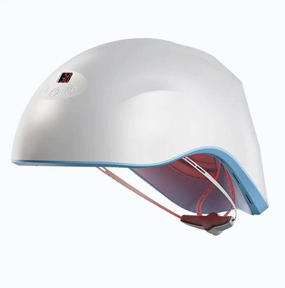 Effektive 850nm Infrarot-Nahlicht & 655nm Laser-Haarmatrix-Helm