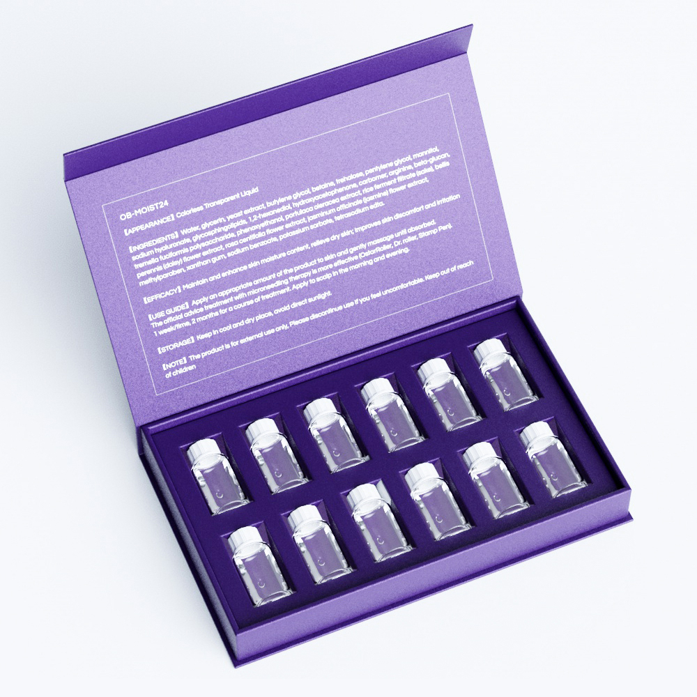 Sérum hydratant à l'acide hyaluronique revitalisant de classe II médical SET 12 unités pour le visage et les yeux