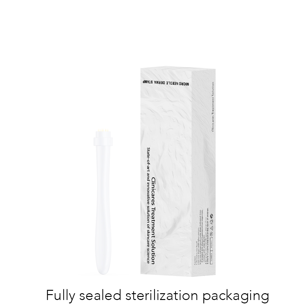 Roller Microneedling Chuyên Nghiệp Derma Stamp 12 Kim Cho Điều Trị Tiếng Ồn