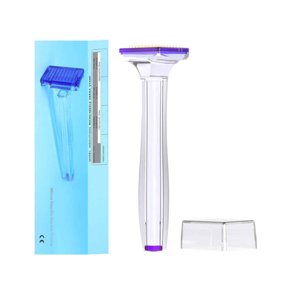 Roller đánh dấu da vàng Titanium cao cấp với kim đơn 0.2mm cho khuôn mặt