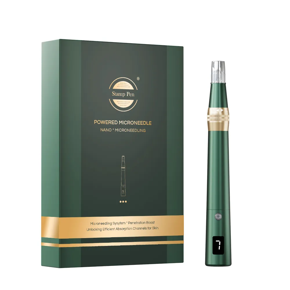 Minimalistisches Design Anti-Aging betriebener Mikronadel Schönheits-Dermapen für Heim- und medizinische Anwendung