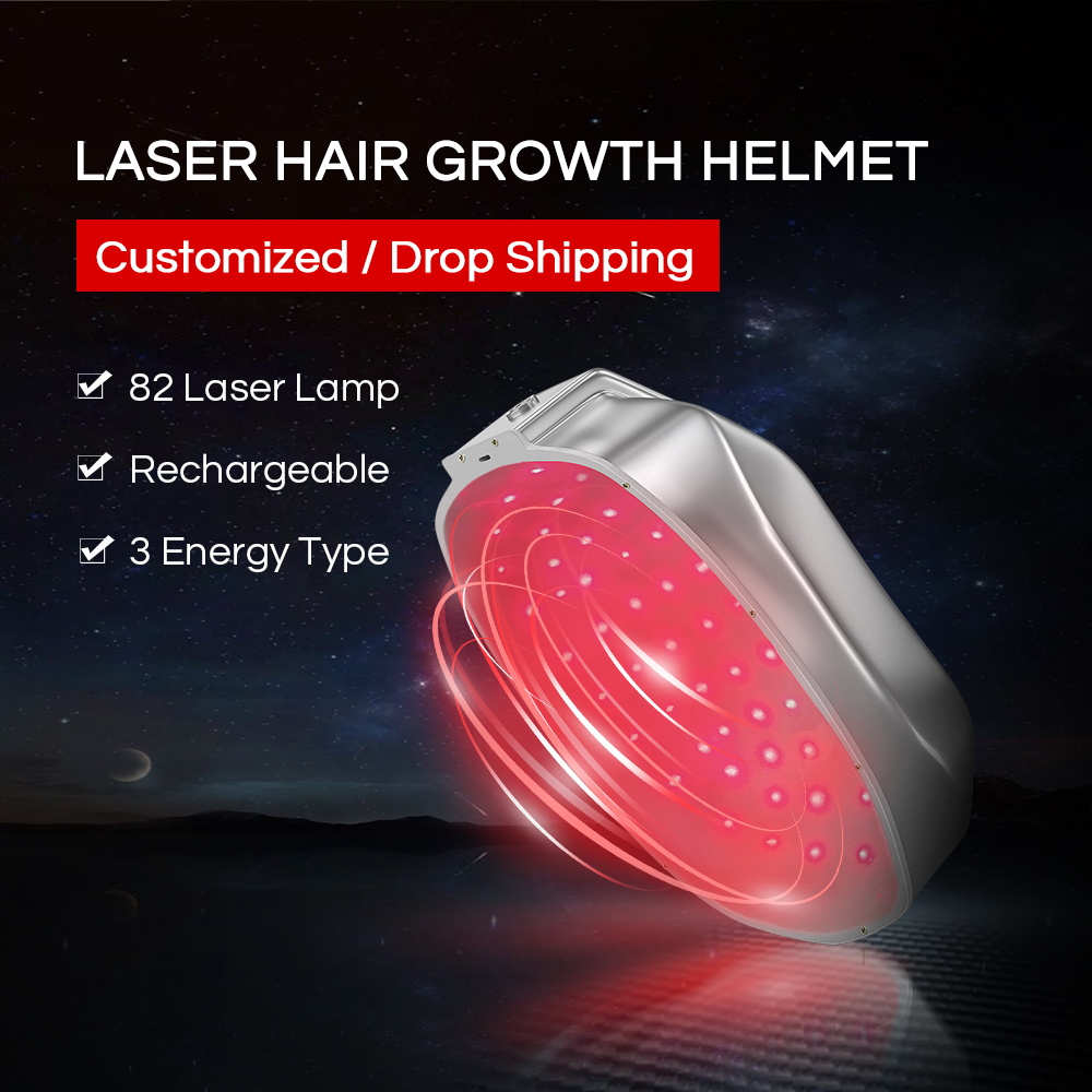 Casque de croissance capillaire au laser 650nm super efficace