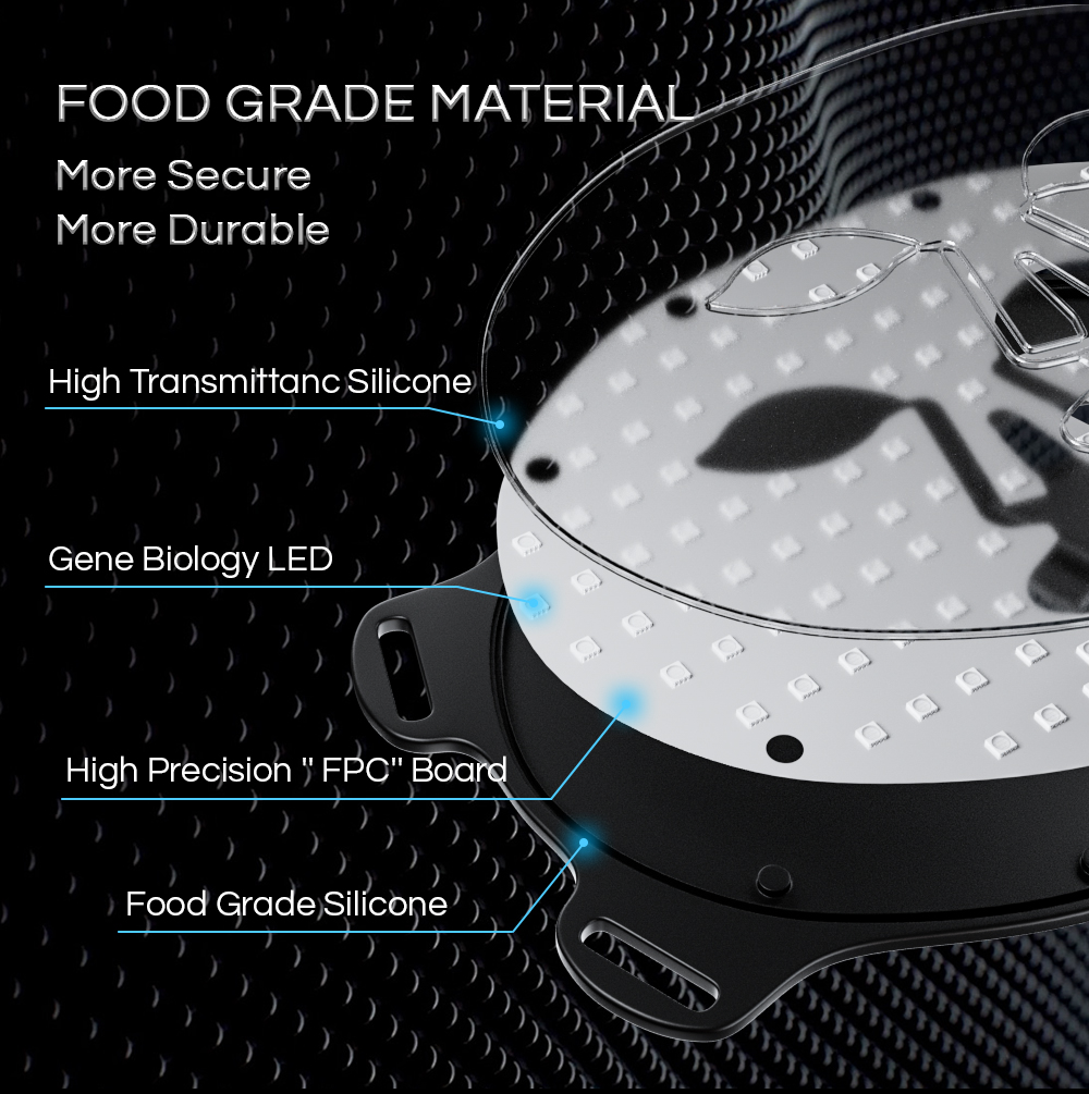 Mặt nạ Silicone Đèn LED Hồng Ngoại Gần Hồng Ngoại 8 Đèn Sạc lại cho Mặt và Cổ
