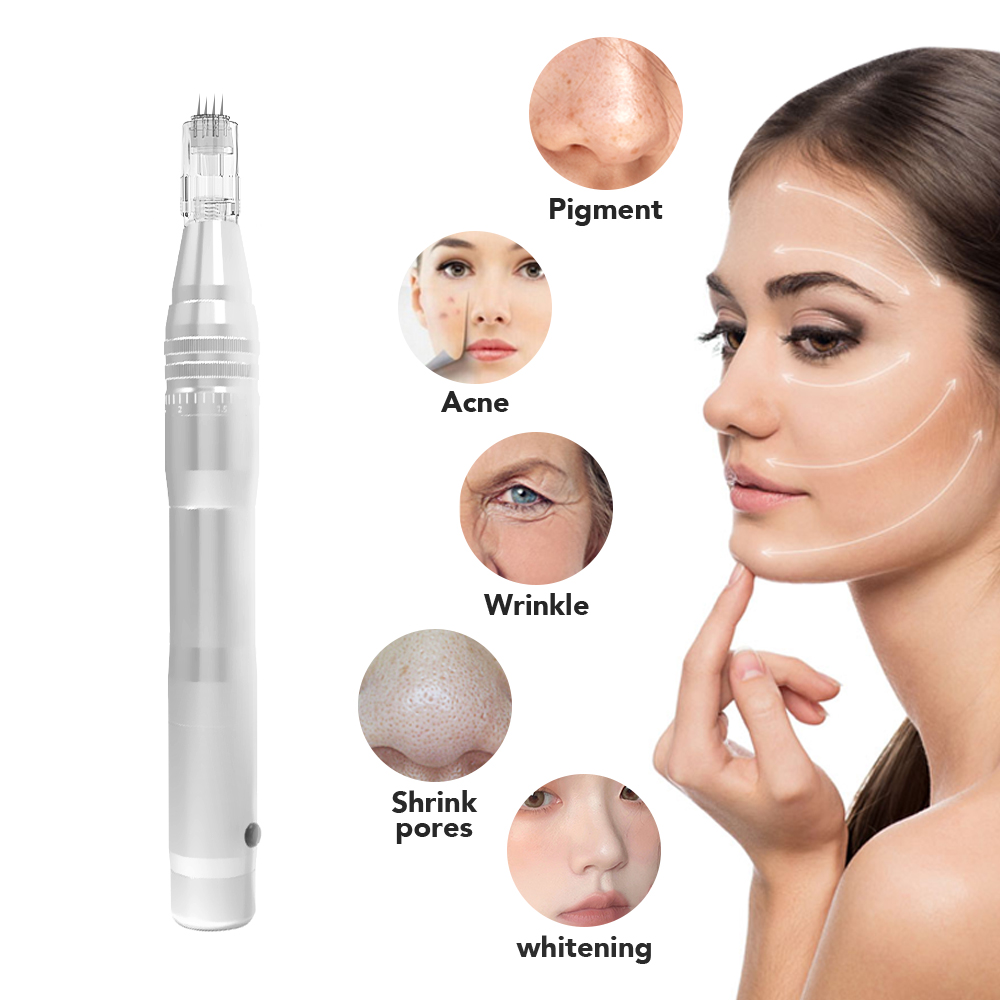 Thiết bị Microneedl hoạt động bằng hai pin Derma Pen Cartridge