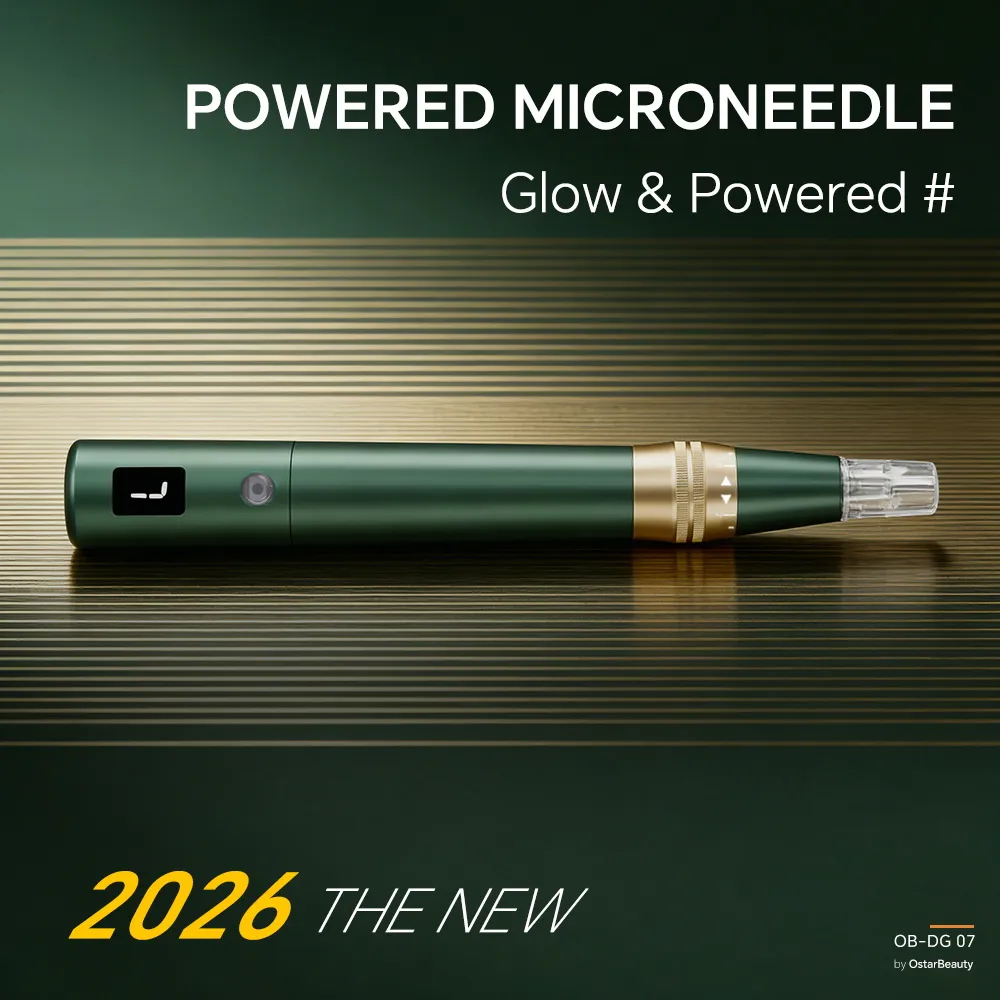 Minimalistisches Design Anti-Aging betriebener Mikronadel Schönheits-Dermapen für Heim- und medizinische Anwendung