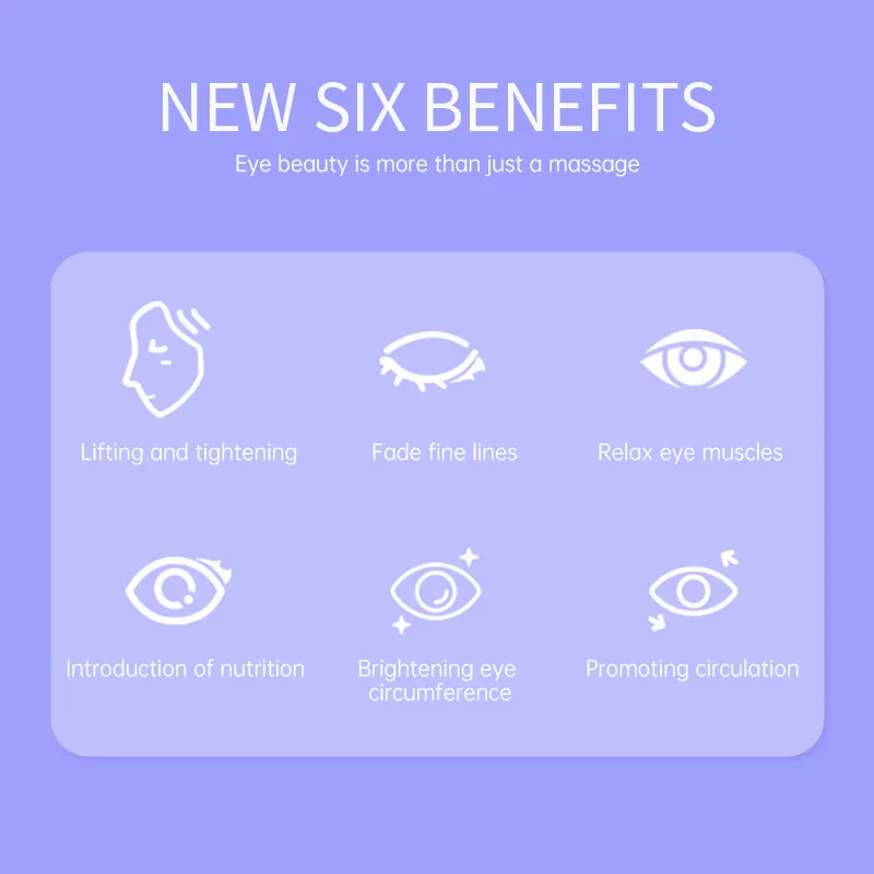 Dr.bioled EMS Microcurrent Red Light LED Therapy Eye Glass Mask Massager For Eye Care