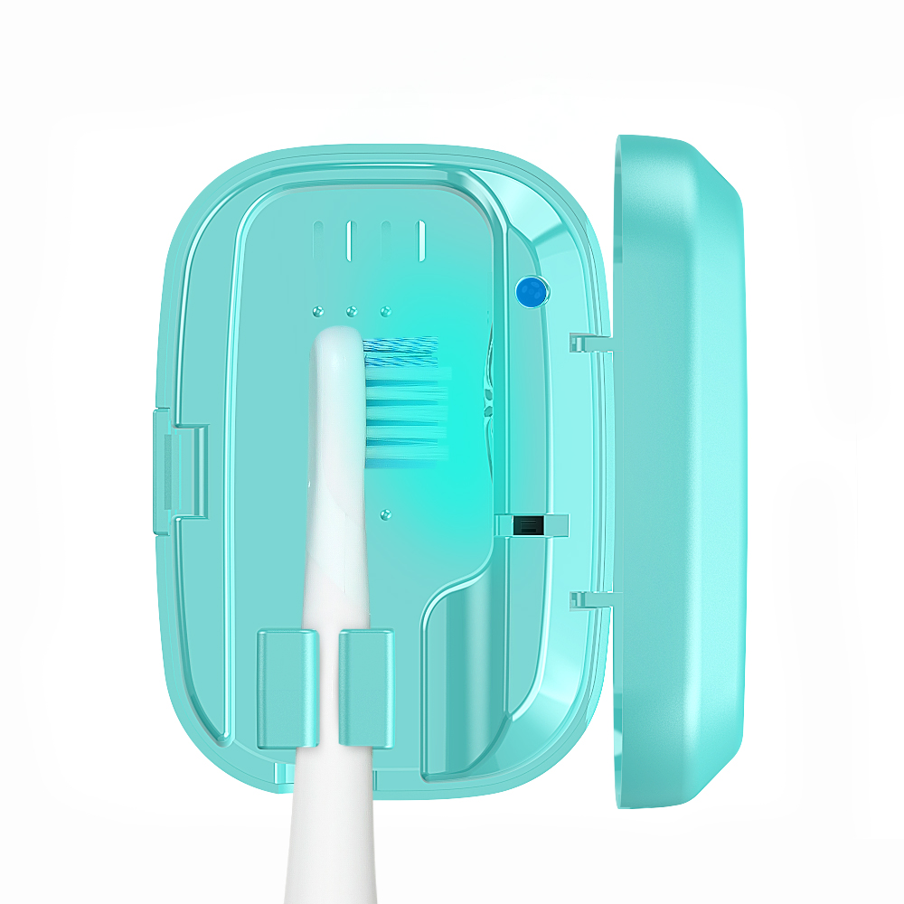 Stérilisateur de brosse à dents UV intelligent Étui stérilisateur de brosse à dents Tuer 99,9% des germes