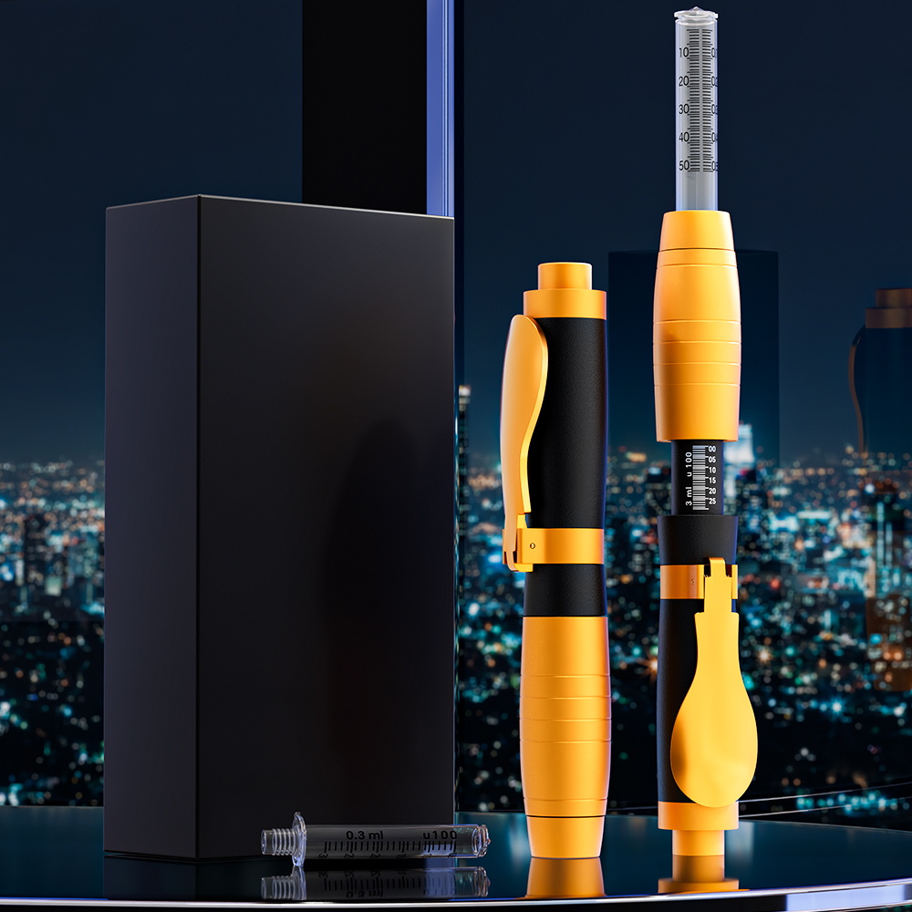 Meilleur stylo à acide hyaluronique avec ampoule de 0,3 ml et 0,5 ml pour le traitement du corps et des lèvres