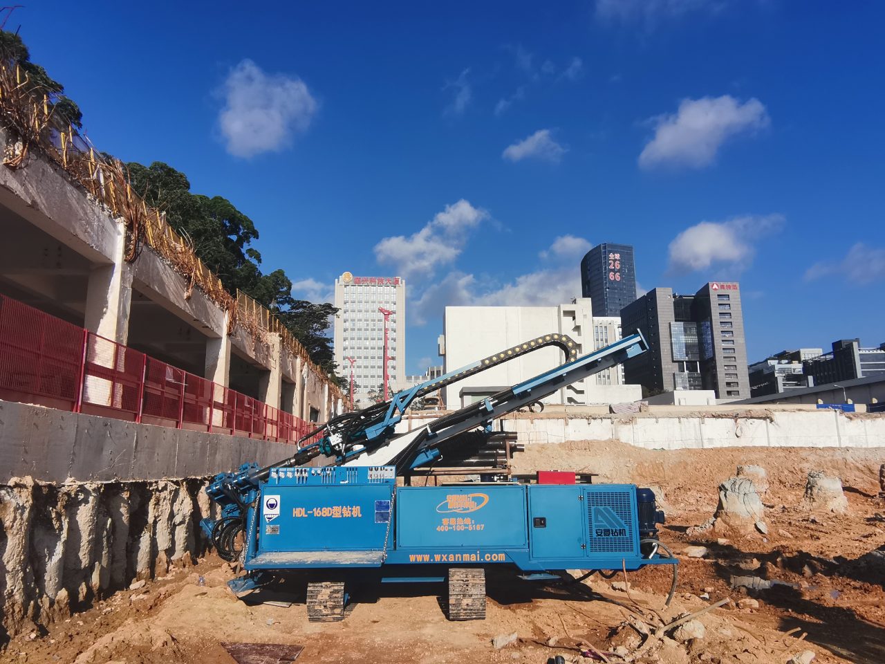HDL-168D multifunctional micropile drilling rig