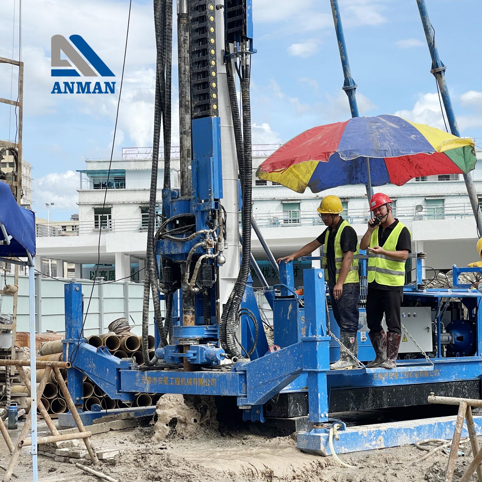 SJW-100 intelligent system self drilling rotary jet drilling rig