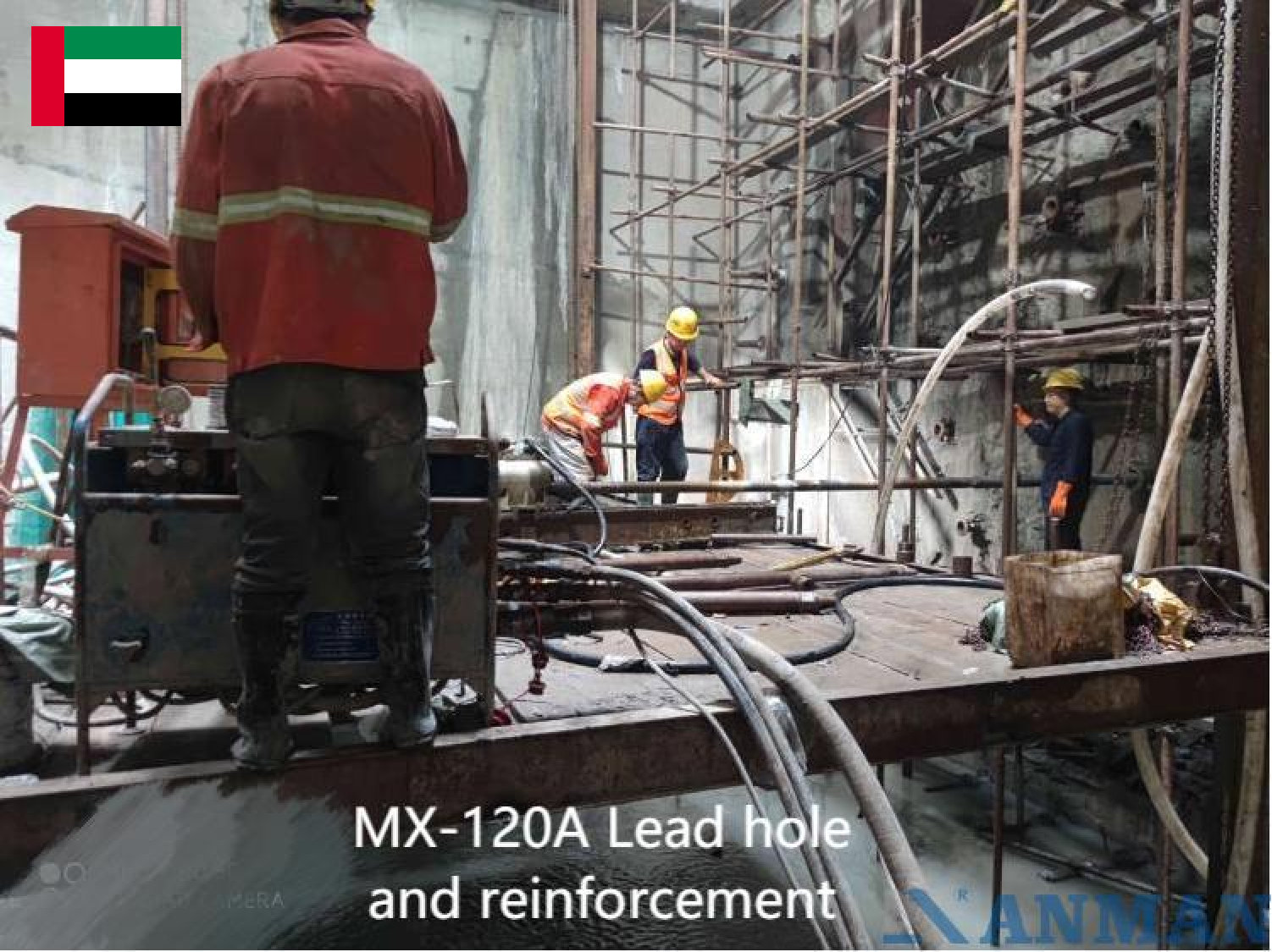 MX-120A Tunnel drilling rig for piles