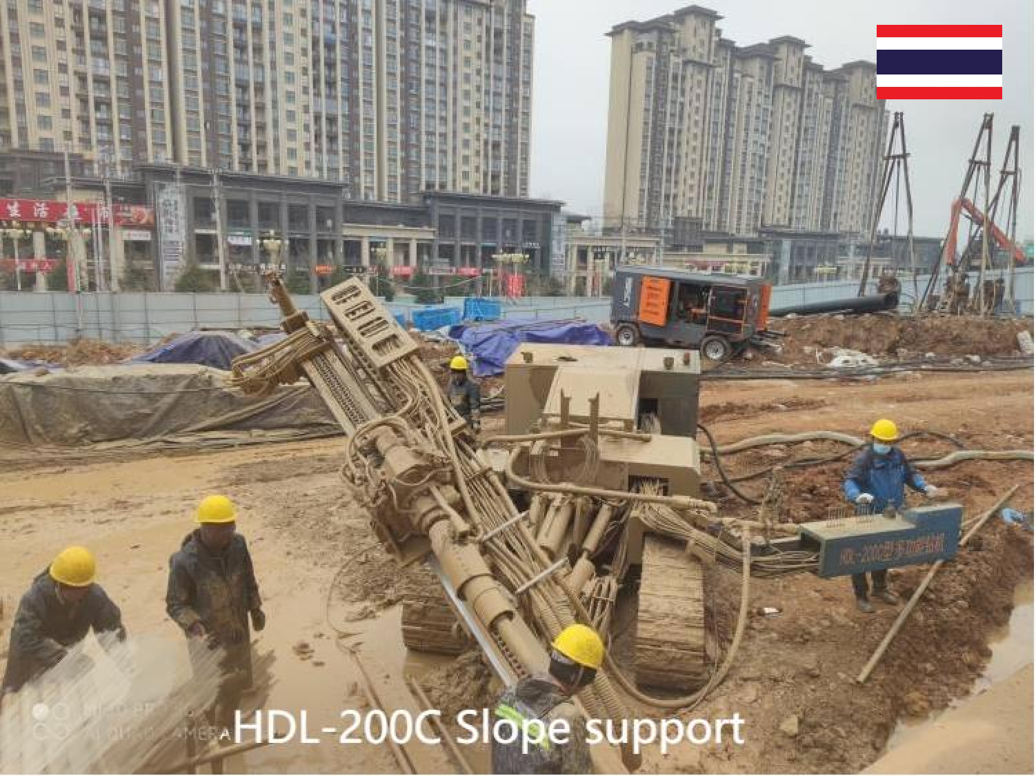 HDL-200C jet grouting guiding hole drilling rig