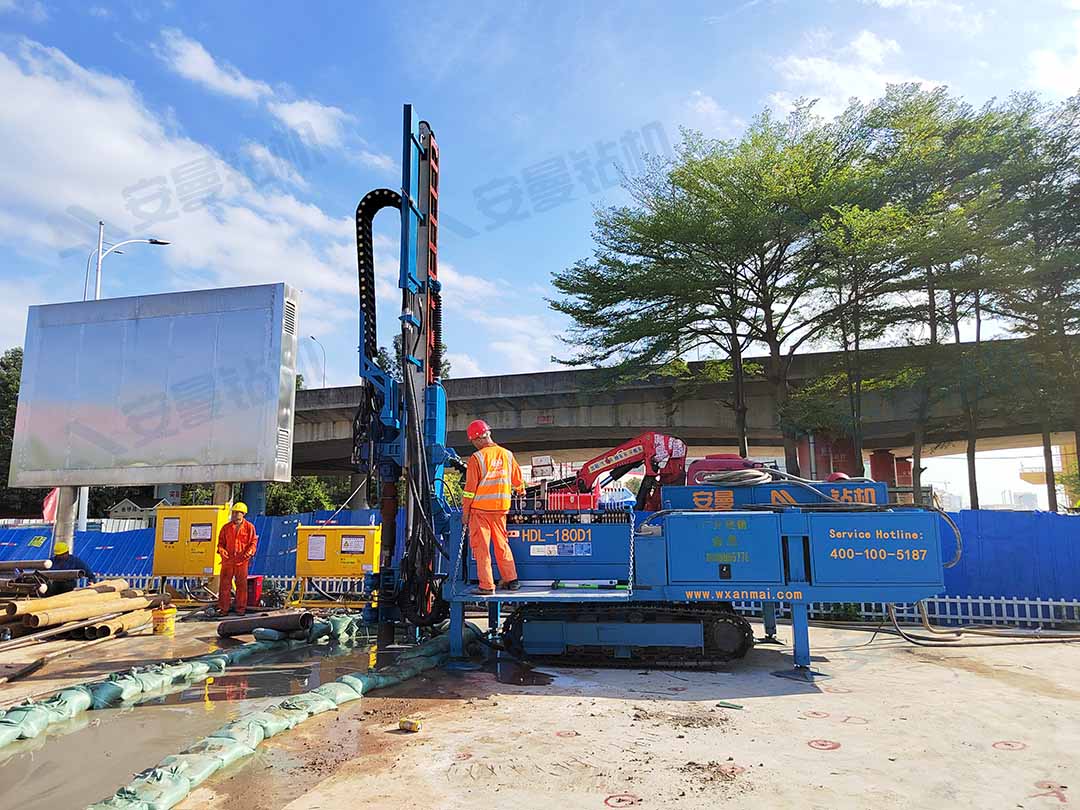 HDL-180D1 Grouting pilot hole micropile drill rig