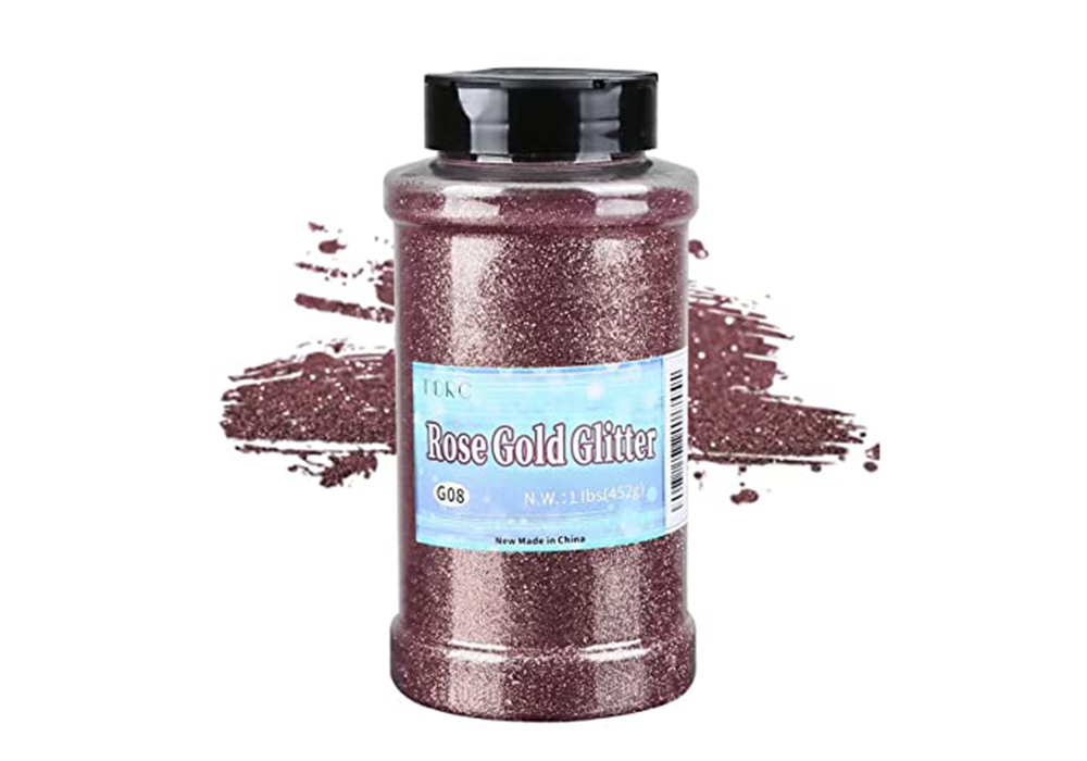 TORC玫瑰金 16oz 瓶装 金葱粉