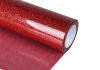 TORC Red Glitter HTV لفة فينيل نقل الحرارة 12 بوصة × 5 قدم حديد على الفينيل للقمصان الحرف اليدوية