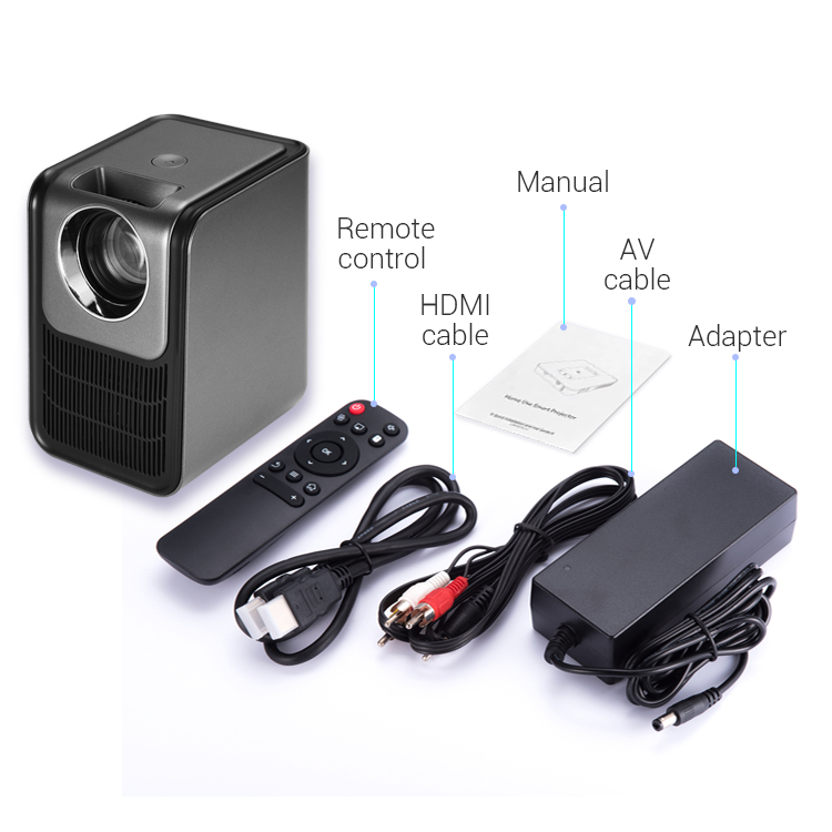 フルHD LCD Projector Hotack D035 Shenzhen Hotack Technology Co. Ltd