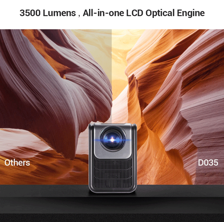 フルHD LCD Projector Hotack D035 Shenzhen Hotack Technology Co. Ltd