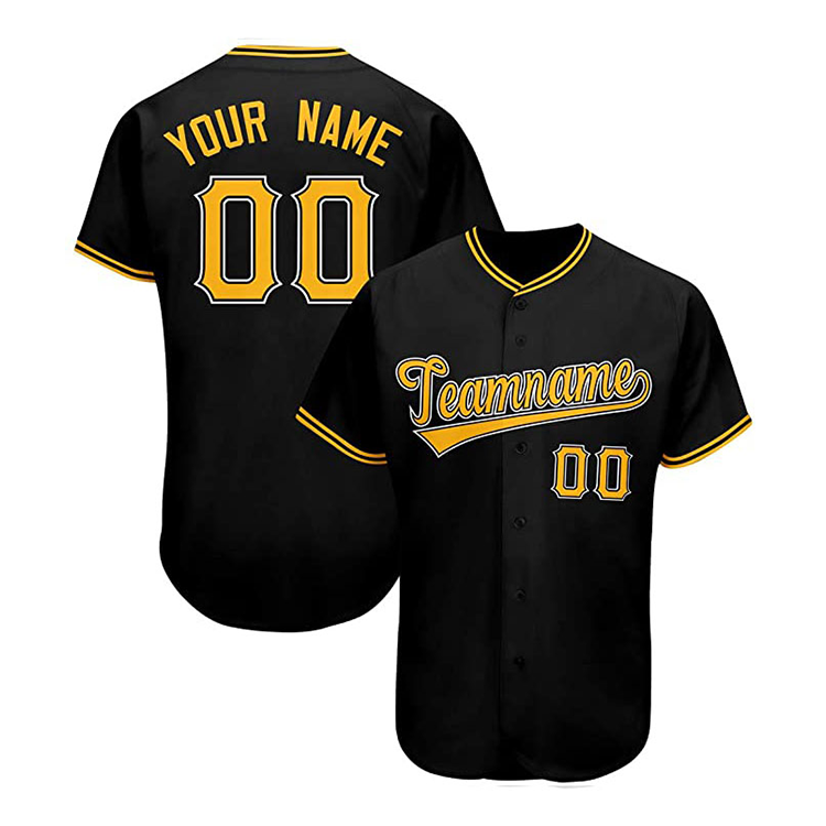 Custom Sublimation Polyester Baseball Jerseys with Botton NewYork