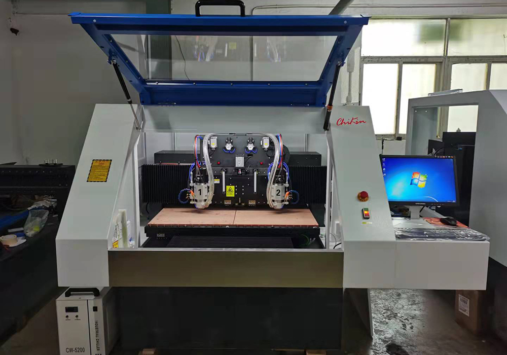 2 Spindle PCB Drilling and Routing Machine