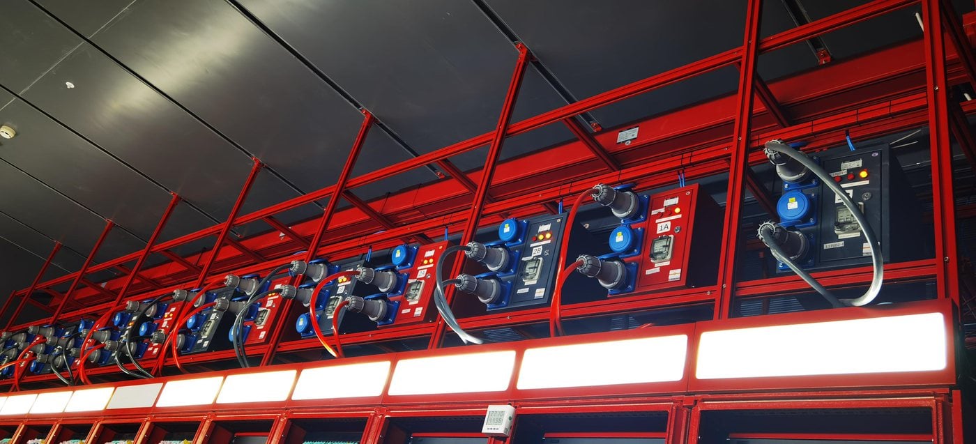 Machine room small busway in a Beijing data center