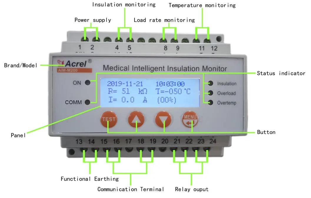 AIMM200 Hospital Insulation Monitoring Device company Acrel Co., Ltd.