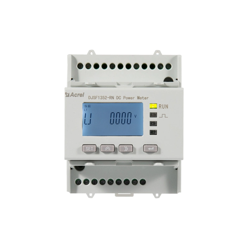 Acrel DJSF1352-RN 1000V DC Power Meter with RS485 Modbus-RTU UL/MID Approved for Charging Station and Battery Monitoring