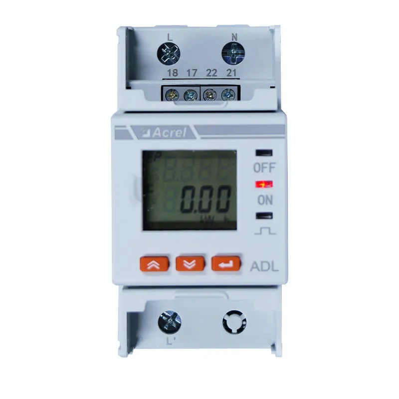 Acrel ADL200-NK Single-phase DIN Rail LCD Display Energy Meter