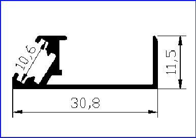 PXG-511 Guangdong cheap price LED Aluminum Profile Channel with accessories Aluminum customization service