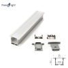 PXG-401-A Anodized silver Aluminum LED Profile with Flange For normal recessed Drywall Use
