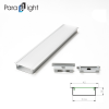 PXG-3512-A  Customized 1M 2M Aluminum LED Profile Strip Aluminum Recessed Channel For Plaster Ceiling Wall