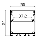 PXG-5050-M Led light aluminum linear light fitting pendant led light  flex led strip aluminum profile