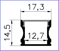 PXG-1202H Modern Linea Light Suspending Aluminium Led Profiles Led Heat Sink for 10mm led strip