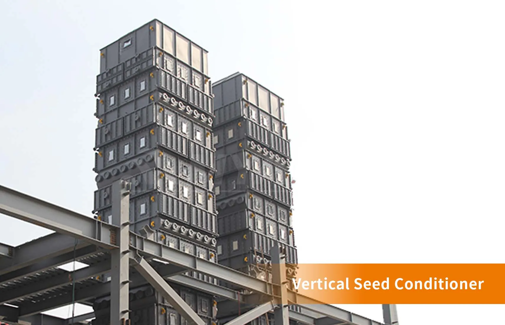 Canola Seed Conditioning Step: Vertical Seed Conditioner engineered by Myande Group